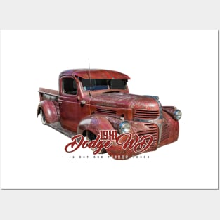 1941 Dodge WD 15 Rat Rod Pickup Truck Posters and Art